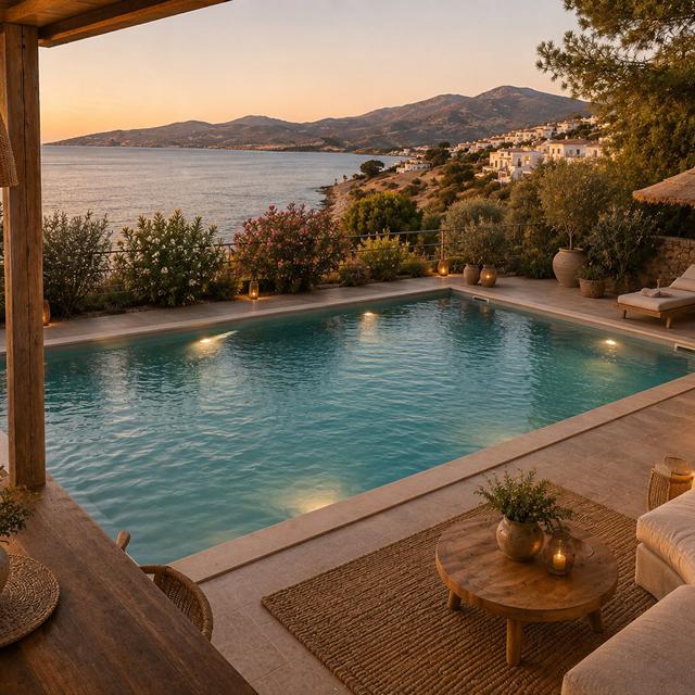 The Coast Anaxos Lesvos seaside rooms & café