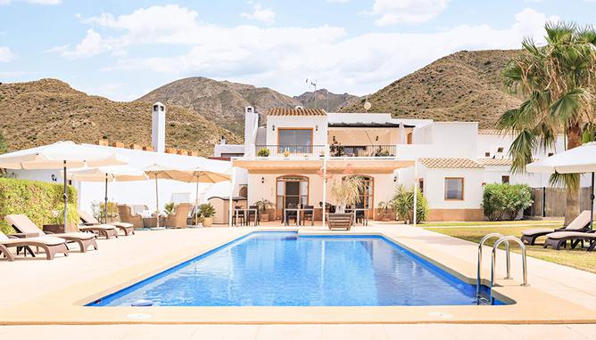 Overzicht van de cortijo